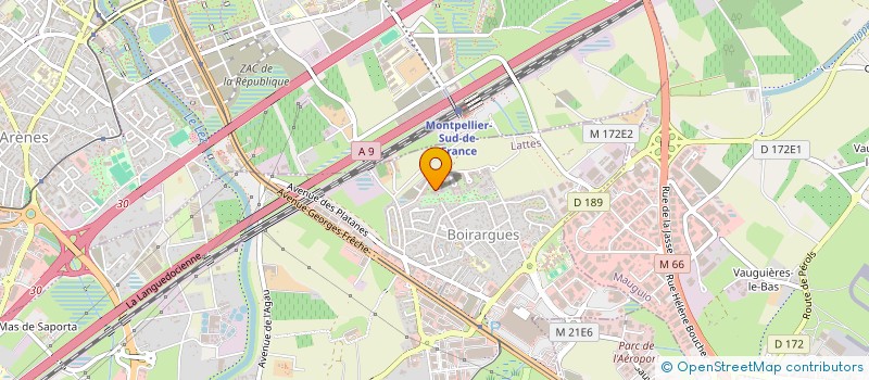 localisation de l'entreprise ASSIST'RS à LATTES