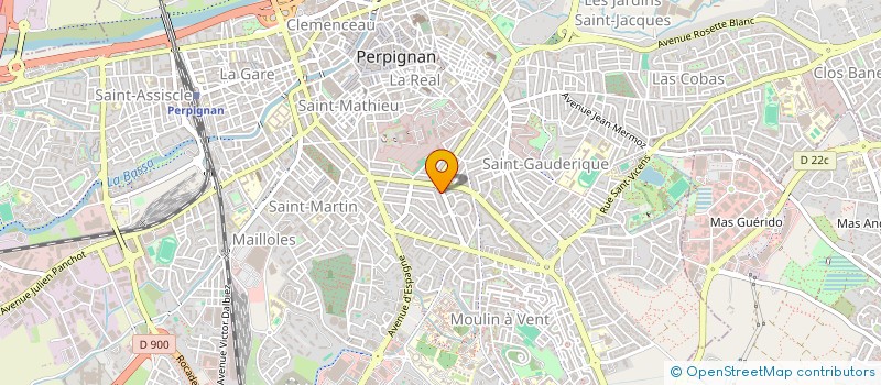 localisation de l'entreprise ASSIST TECHNIQUE BUREAUTIQ LANGUED ROUSS à PERPIGNAN