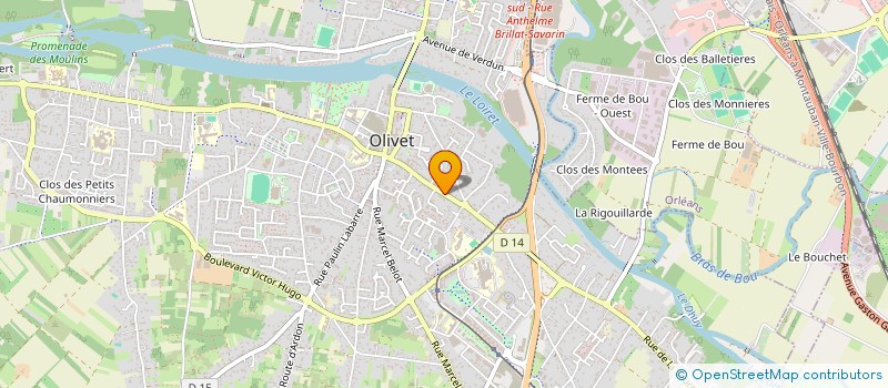 localisation de l'entreprise ASSIST VENTE EQUIPEM MEDICA UX INDUST à RUELLE-SUR-TOUVRE