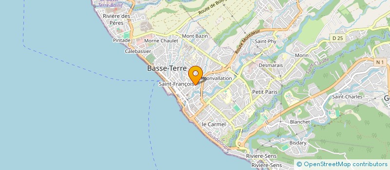 localisation de l'entreprise ASSISTANCE 2000 à BASSE-TERRE