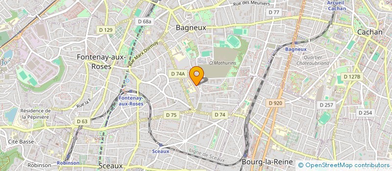 localisation de l'entreprise ASSISTANCE A DOMICILE à BAGNEUX