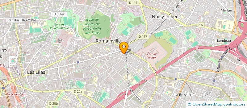 localisation de l'entreprise ASSISTANCE ACCUEIL & SERVICES à ROMAINVILLE