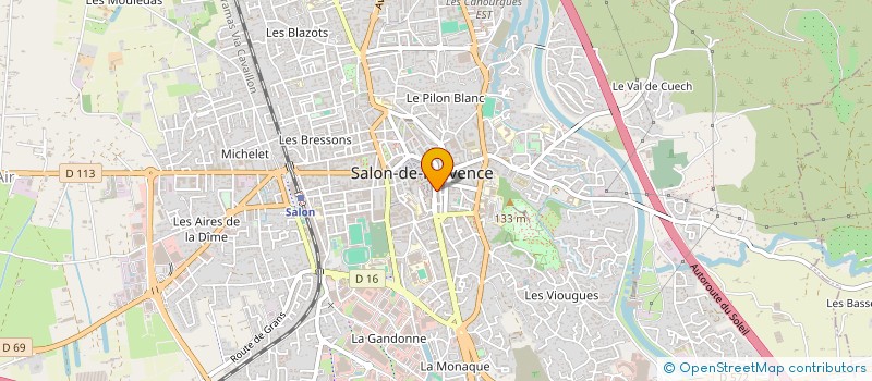 localisation de l'entreprise ASSISTANCE ADMINISTRATIVE  SALON-DE-PROVENCE