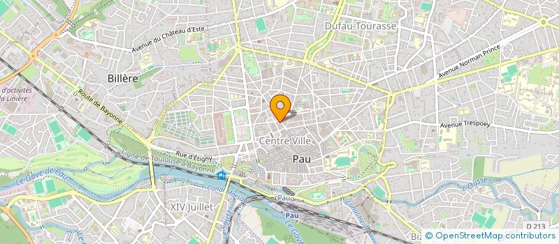 localisation de l'entreprise ASSISTANCE ADMINISTRATIVE D'AQUITAINE à PAU