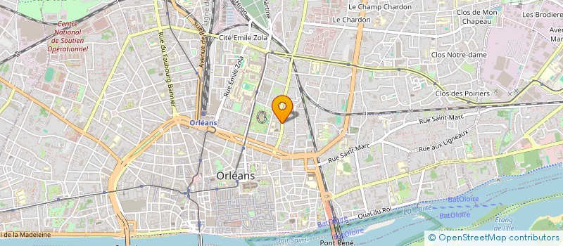 localisation de l'entreprise ASSISTANCE ALARME SECURITE à ORLEANS