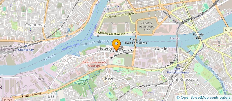 localisation de l'entreprise ASSISTANCE AMBULANCE à REZE