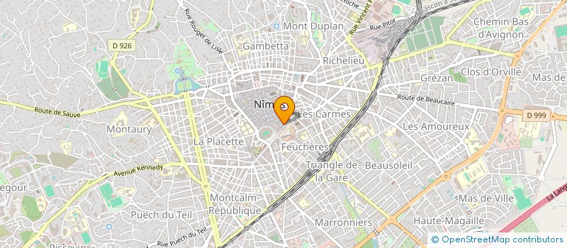 localisation de l'entreprise ASSISTANCE AU DEVELOPPEMENT DES SOCIETES  NIMES