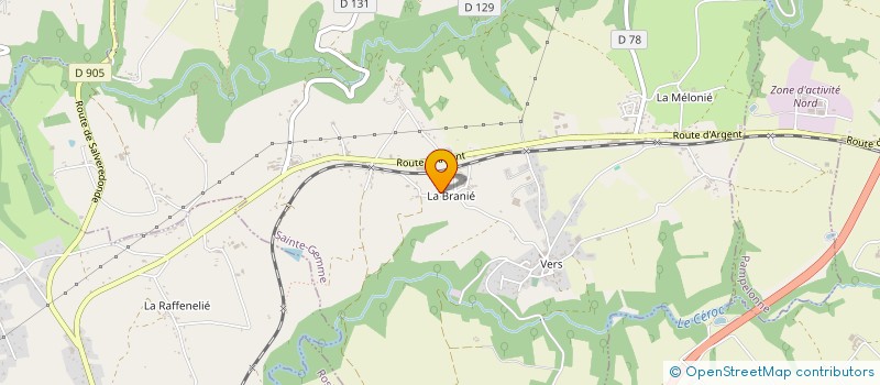 localisation de l'entreprise ASSISTANCE AURAN DEPANNAGE SERVICE 'AADS' à SAINTE-GEMME
