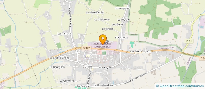 localisation de l'entreprise ASSISTANCE AUTOMOBILES DE L'AUTHION à LOIRE-AUTHION