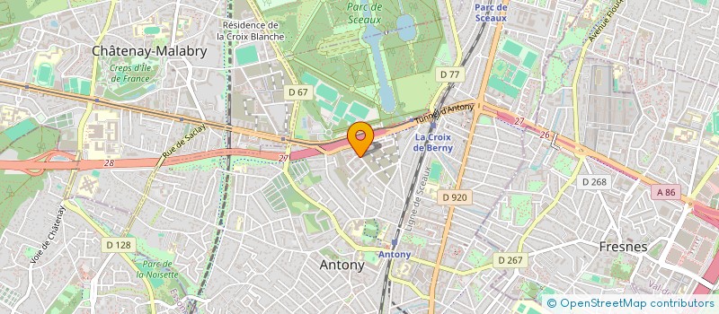 localisation de l'entreprise ASSISTANCE AUX ENFANTS DE LA RUE à ANTONY