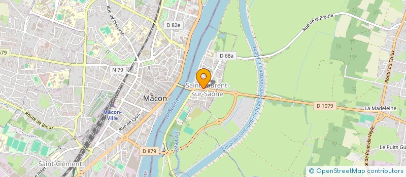 localisation de l'entreprise ASSISTANCE AUX ENTREPRISES  SAINT-LAURENT-SUR-SAONE