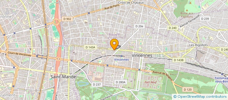 localisation de l'entreprise ASSISTANCE BEAUTIFULL SERVICES PLUS 5 à VINCENNES