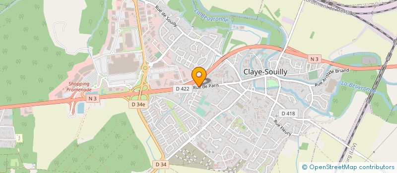localisation de l'entreprise ASSISTANCE BIOMEDICALE ET TECHNIQUE à CLAYE-SOUILLY
