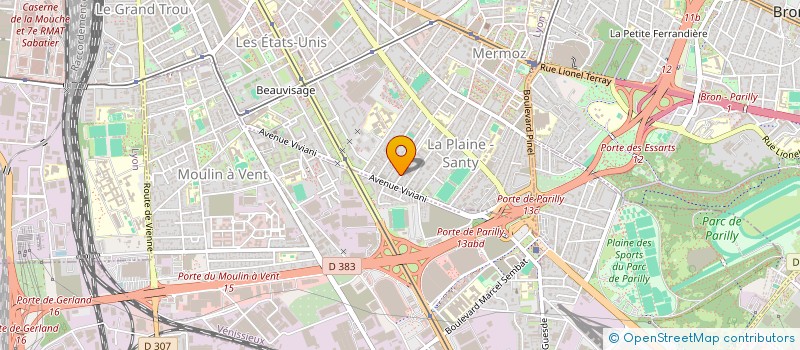 localisation de l'entreprise ASSISTANCE BOUCHERIE CHARCUTERIE RESTAUR à LYON