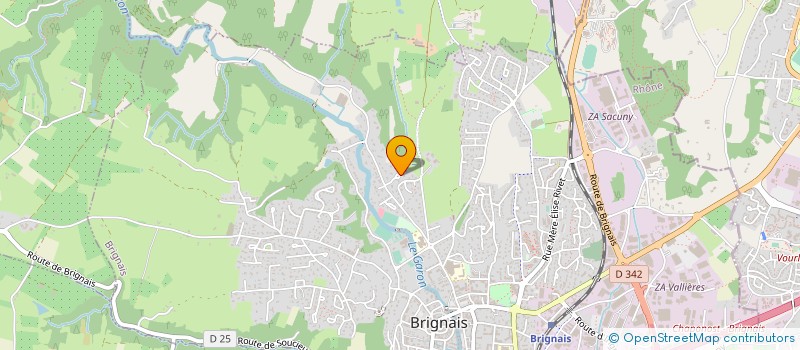 localisation de l'entreprise ASSISTANCE BRIGNAIS SERVICES à BRIGNAIS