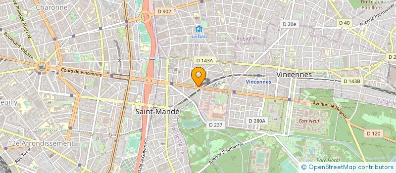 localisation de l'entreprise ASSISTANCE BUREAU INFORMATIQUE SERVICES à VINCENNES