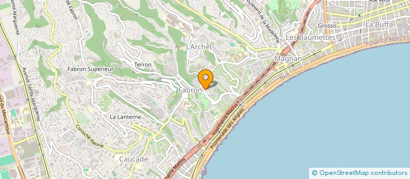 localisation de l'entreprise ASSISTANCE BUREAUTIQUE INTERNET à NICE