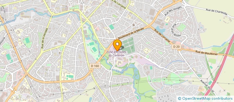 localisation de l'entreprise ASSISTANCE BUREAUTIQUE SERVICES à CHOLET