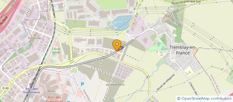 localisation de l'entreprise ASSISTANCE CENTRE D'APPELS PAR ABREVIATION A.C.A. à TREMBLAY-EN-FRANCE