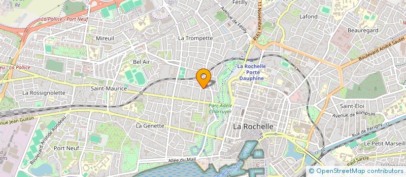 localisation de l'entreprise ASSISTANCE CHANTIER COORDINATION SECURITE ORGANISATION REGLEMENTATION à LA ROCHELLE