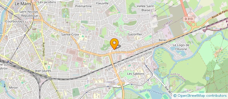 localisation de l'entreprise ASSISTANCE CIRCULATION SIGNALEUR 72  LE MANS