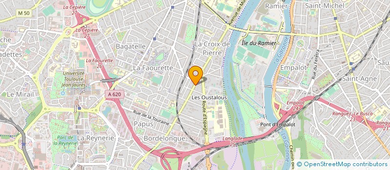 localisation de l'entreprise ASSISTANCE COIFFURE DOMICILE à TOULOUSE