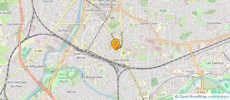localisation de l'entreprise ASSISTANCE COMPTABLE INFORMATIQUE MAINE à LE MANS