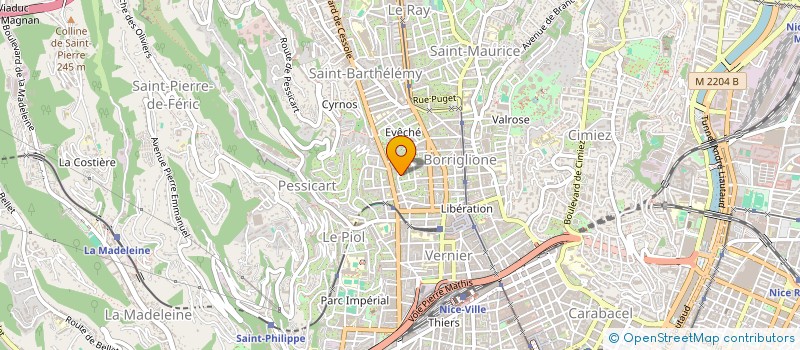 localisation de l'entreprise ASSISTANCE CONCEPT à NICE