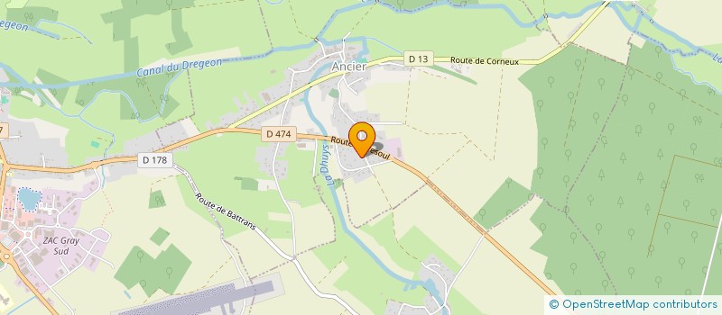 localisation de l'entreprise ASSISTANCE CONCEPTION REALISATIONS INDUS à ARC-LES-GRAY
