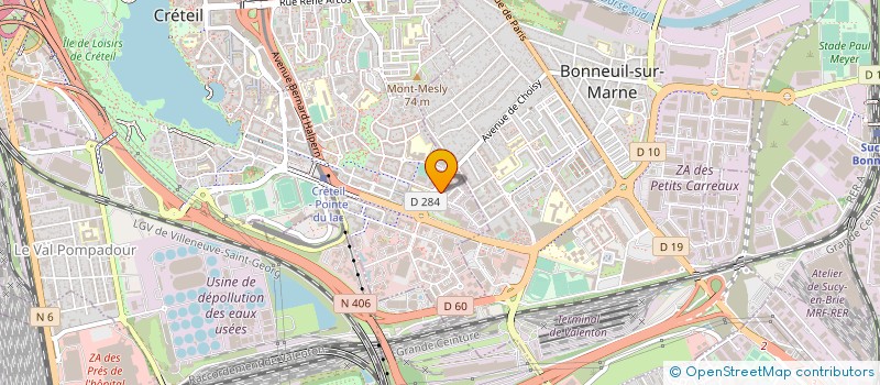 localisation de l'entreprise ASSISTANCE CONCEPTION TECHNIQUE ET REALISATION à CRETEIL