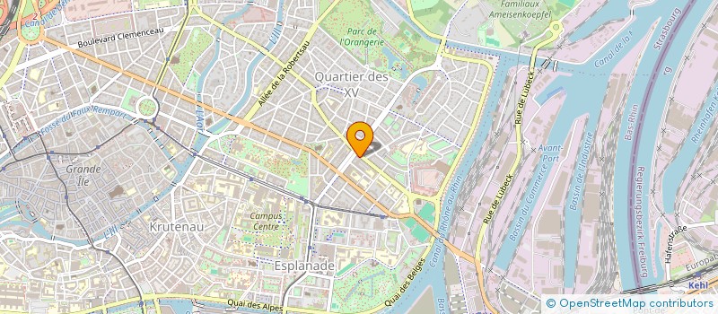 localisation de l'entreprise ASSISTANCE CONSEIL ET COURTAGE EN CREDITS PROFESSIONNELS ET IMMOBILIERS à STRASBOURG
