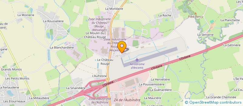 localisation de l'entreprise ASSISTANCE CONSEIL ET EXPERTISE POUR LE BATIMENT ET LES TRAVAUX PUBLICS - A.C.E. B.T.P. INGENEERY à ANCENIS-SAINT-GEREON