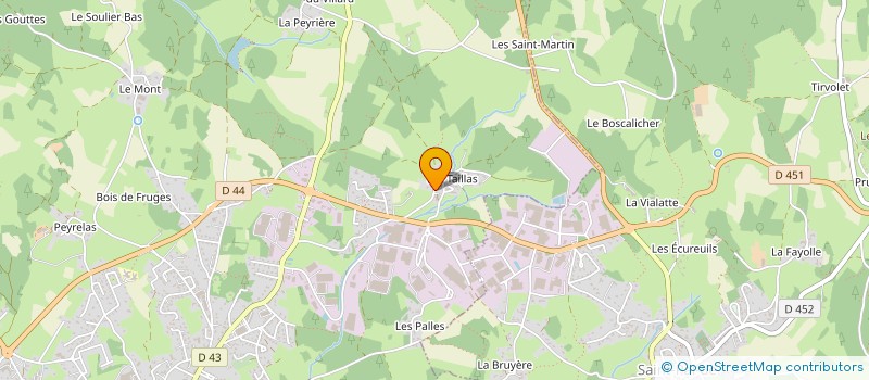 localisation de l'entreprise ASSISTANCE CONSEIL ET SOLUTION TRAVAUX à SAINTE-SIGOLENE