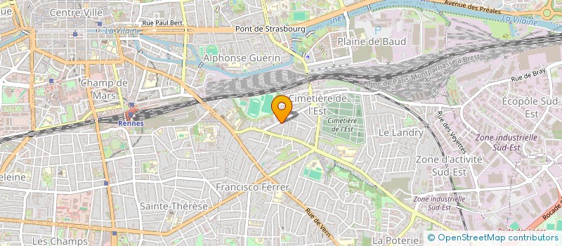 localisation de l'entreprise ASSISTANCE CONSEIL FORMALITE ADMINISTRAT à RENNES