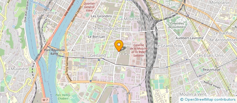 localisation de l'entreprise ASSISTANCE CONSEIL FORMATION à LYON