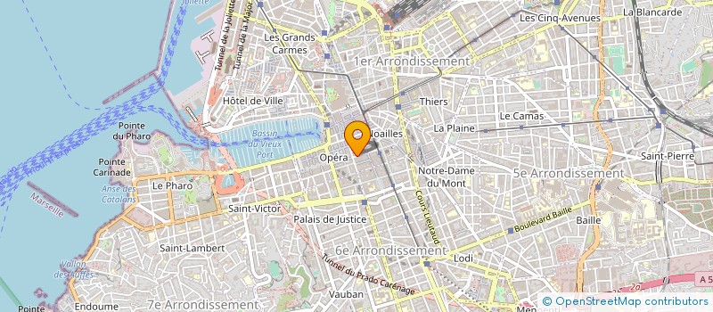 localisation de l'entreprise ASSISTANCE CONSEIL PREVOYANCE MALADIE à MARSEILLE