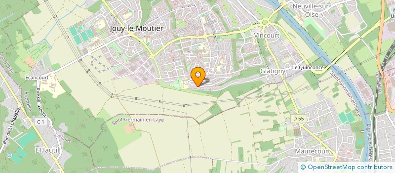 localisation de l'entreprise ASSISTANCE CONSEIL QUALITE MAINT ENVIRON  JOUY-LE-MOUTIER