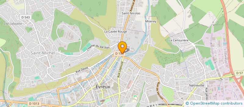 localisation de l'entreprise ASSISTANCE CONSEIL SERVICE  EVREUX