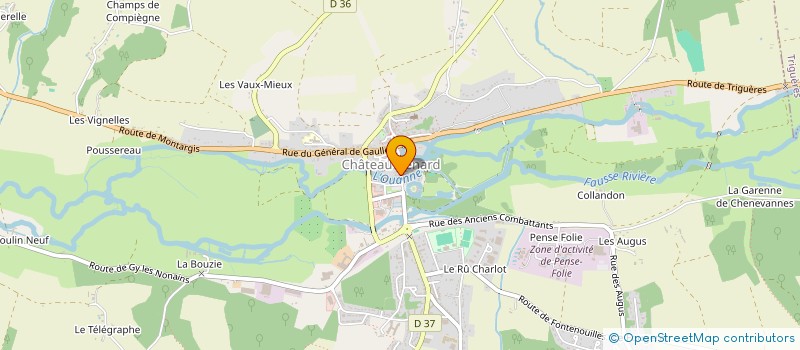 localisation de l'entreprise ASSISTANCE CONSEIL SYSTEME INFORMATIQUE GUERIN à CHATEAU-RENARD