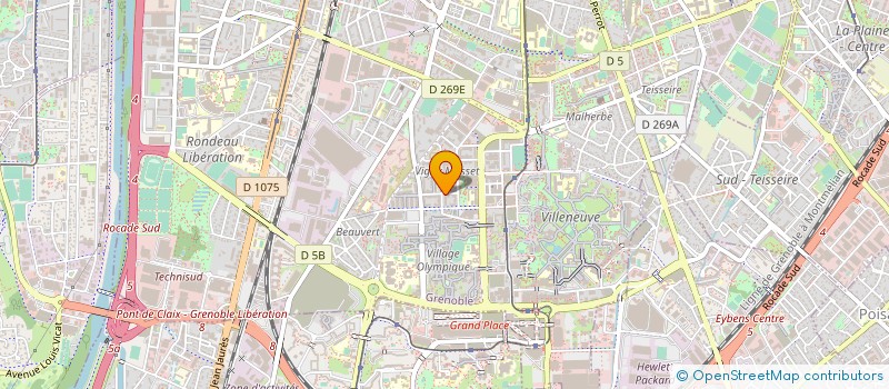 localisation de l'entreprise ASSISTANCE CONSEIL TRAVAUX ETUDES SPECIF à GRENOBLE
