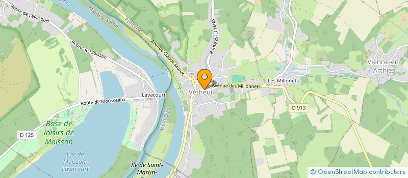 localisation de l'entreprise ASSISTANCE CONSEILS DISTRIBUTION RENAULD à VETHEUIL