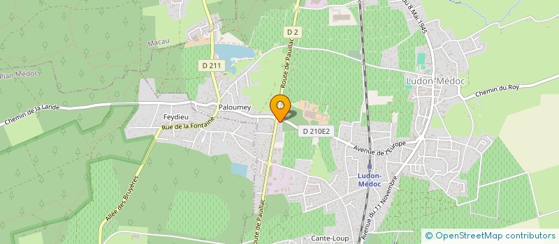 localisation de l'entreprise ASSISTANCE CONSEILS DU MEDOC  LE PIAN-MEDOC