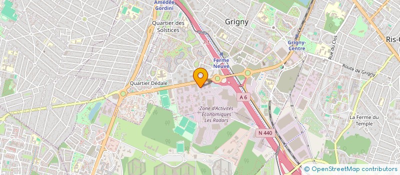 localisation de l'entreprise ASSISTANCE CONSEILS ENVIRONNEMENT à GRIGNY