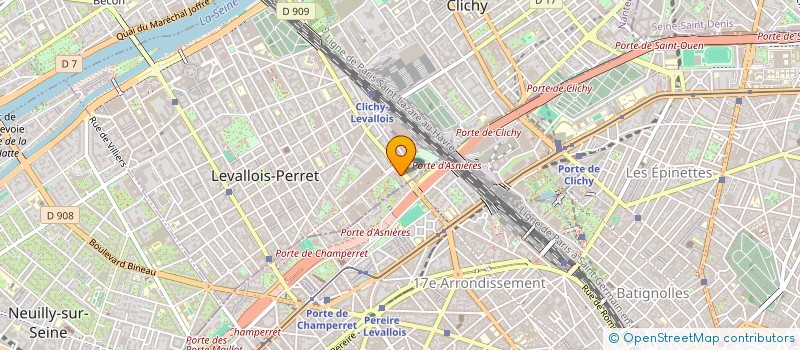 localisation de l'entreprise ASSISTANCE CONSO & SUPPORT à LEVALLOIS-PERRET