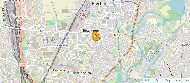 localisation de l'entreprise ASSISTANCE CONSTRUCTION  BISCHHEIM