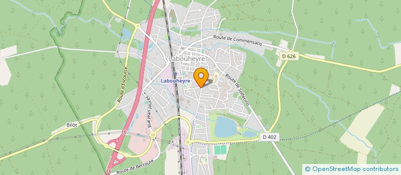 localisation de l'entreprise ASSISTANCE CONSTRUCTION NOUVELLE AQUITAINE à LABOUHEYRE