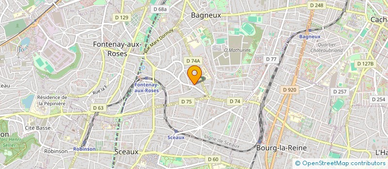 localisation de l'entreprise ASSISTANCE CONSTRUCTION SECURITE à FONTENAY-AUX-ROSES