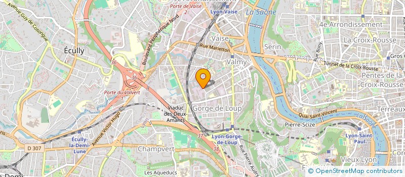 localisation de l'entreprise ASSISTANCE CONSTRUCTION SERVICES à LYON