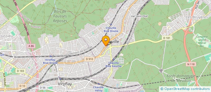 localisation de l'entreprise ASSISTANCE CONTRAT DEPANNAGE POSE à CHAVILLE