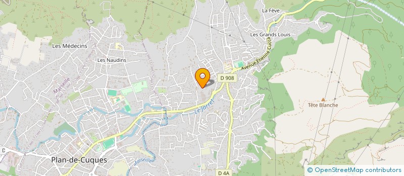 localisation de l'entreprise ASSISTANCE CONTROLE DIAGNOSTIC INFILTROMETRIE  ALLAUCH